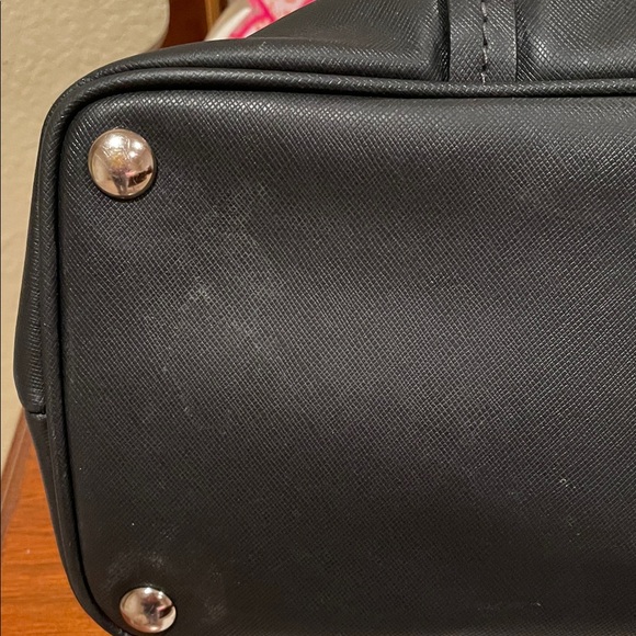 Coach Black Leather Dome Satchel - Picture 5 of 8